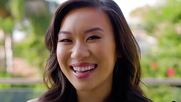 Up and close with tiny Asian teen Kimmy Kimm who loves a good spanking